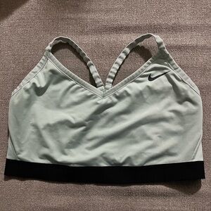 Nike 3X Dri-Fit Women’s Light Green & Black Sports Bra